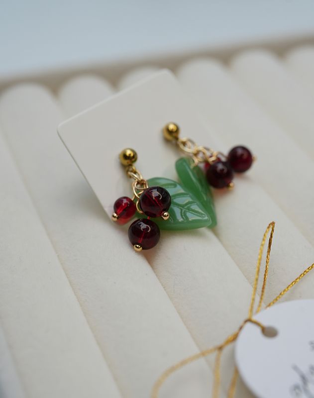 Kolczyki "Cranberry"