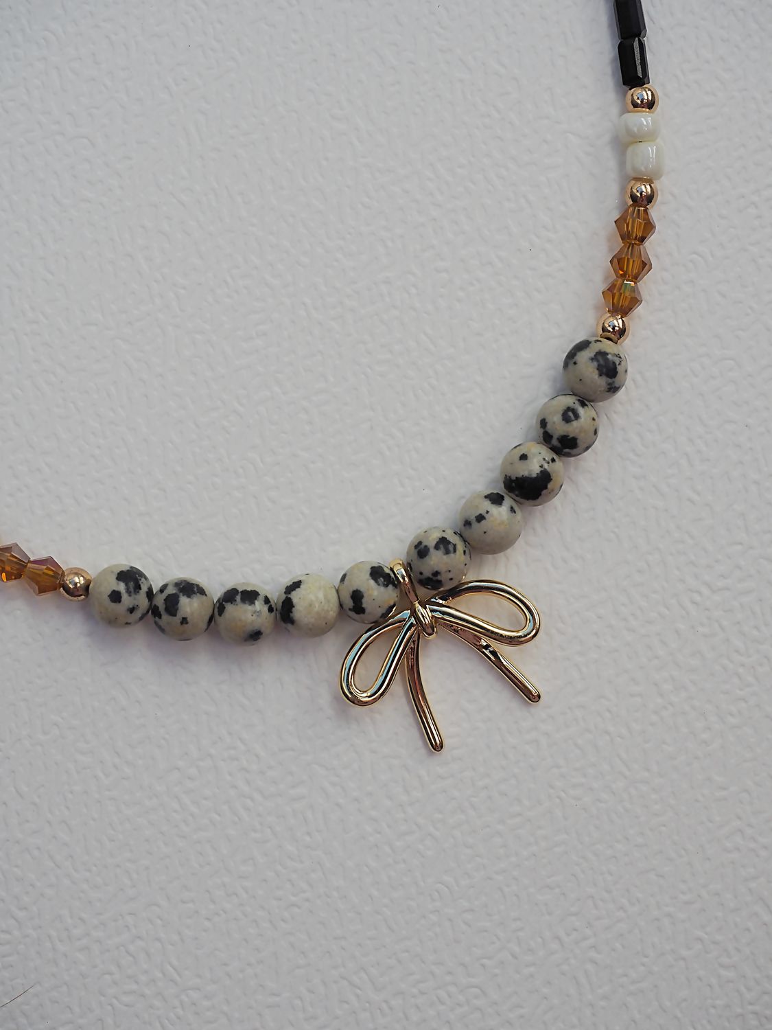 Naszyjnik "Dalmatian Bow"