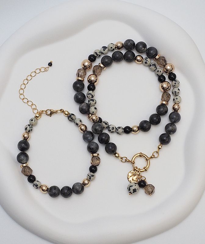 Naszyjnik "Dalmatian Night"