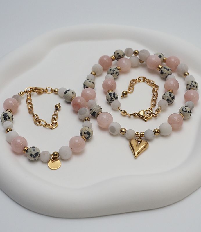 Naszyjnik "Dalmatian Heart"