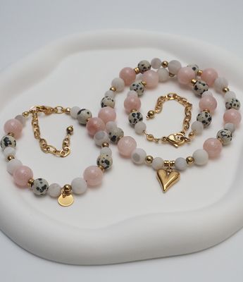 Naszyjnik "Dalmatian Heart"