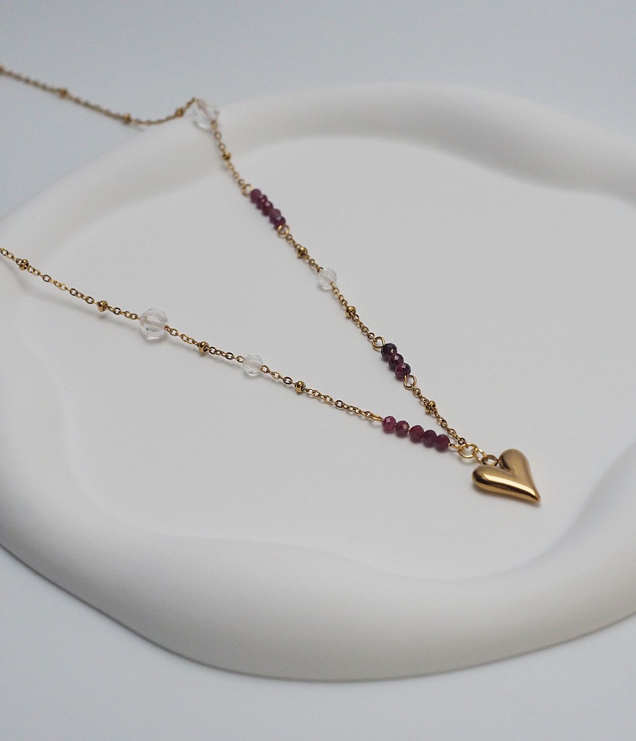 Łańcuszek "Ruby Heart"