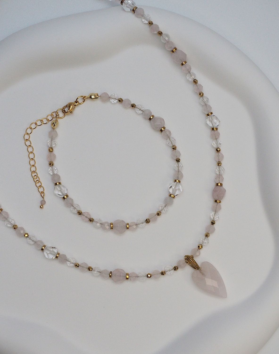 Naszyjnik "Pink Love"