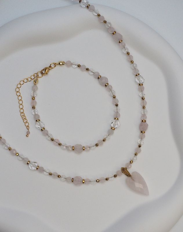 Naszyjnik "Pink Love"