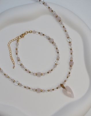 Naszyjnik "Pink Love"