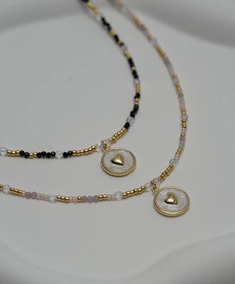 Naszyjnik "Simple Love Pink"