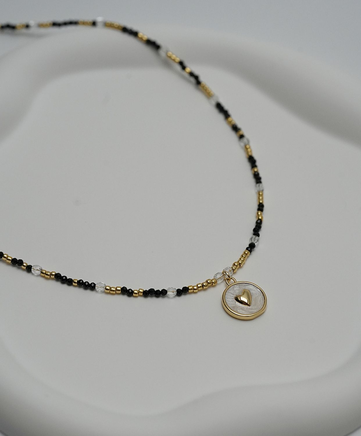 Naszyjnik "Simple Love Black"