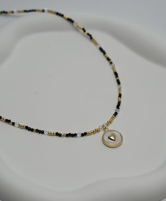 Naszyjnik "Simple Love Black"