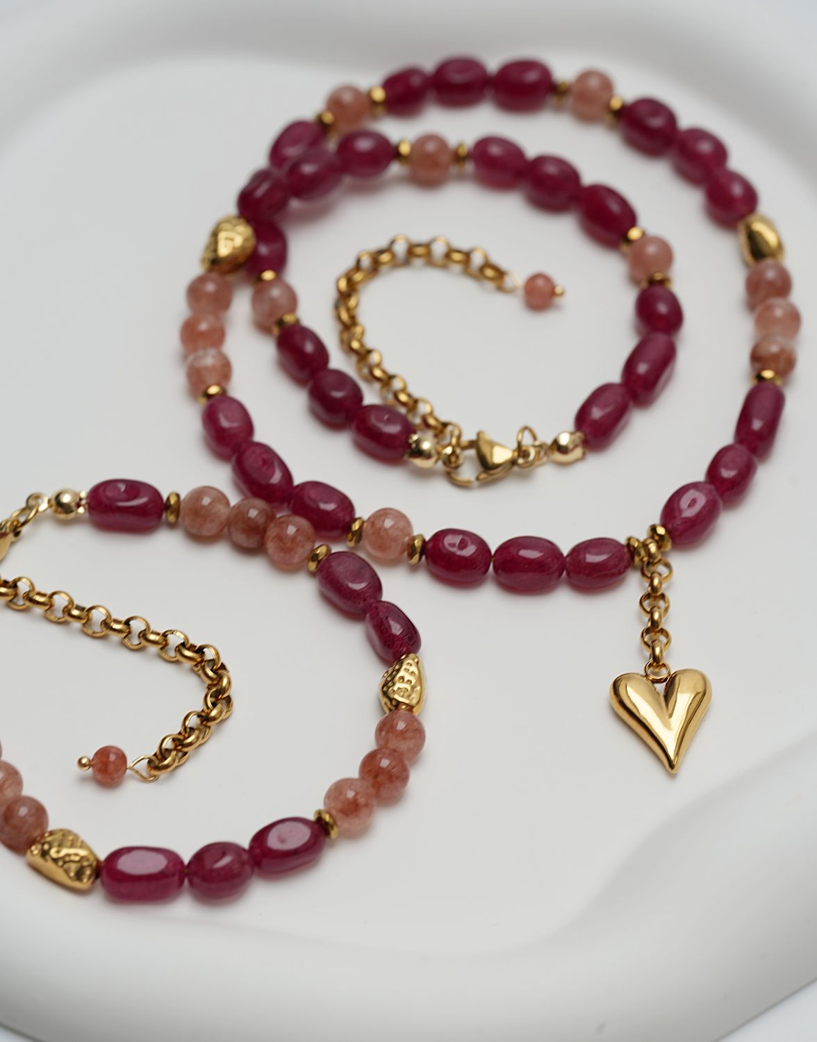 Naszyjnik "Red Heart"