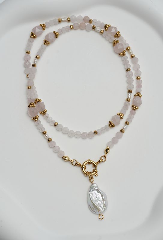 Naszyjnik "Pink Pearls"