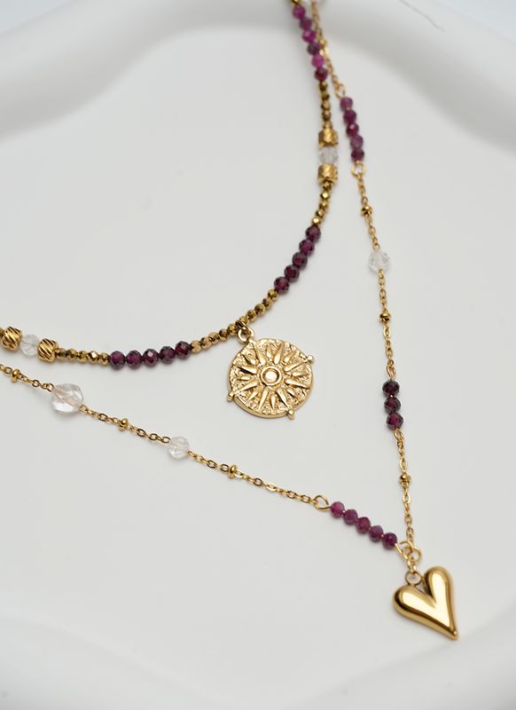 Naszyjnik "Ruby Sun"