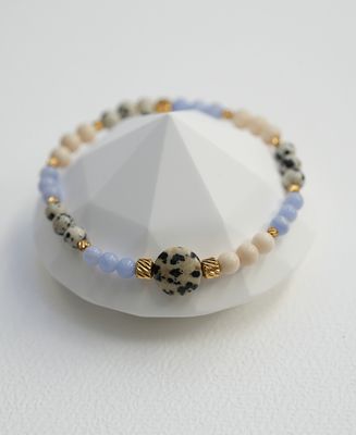 Bransoletka "Dalmatian &amp; Blue"