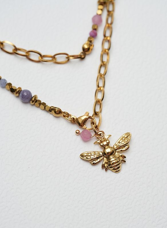 Naszyjnik "Colorfull Bee"