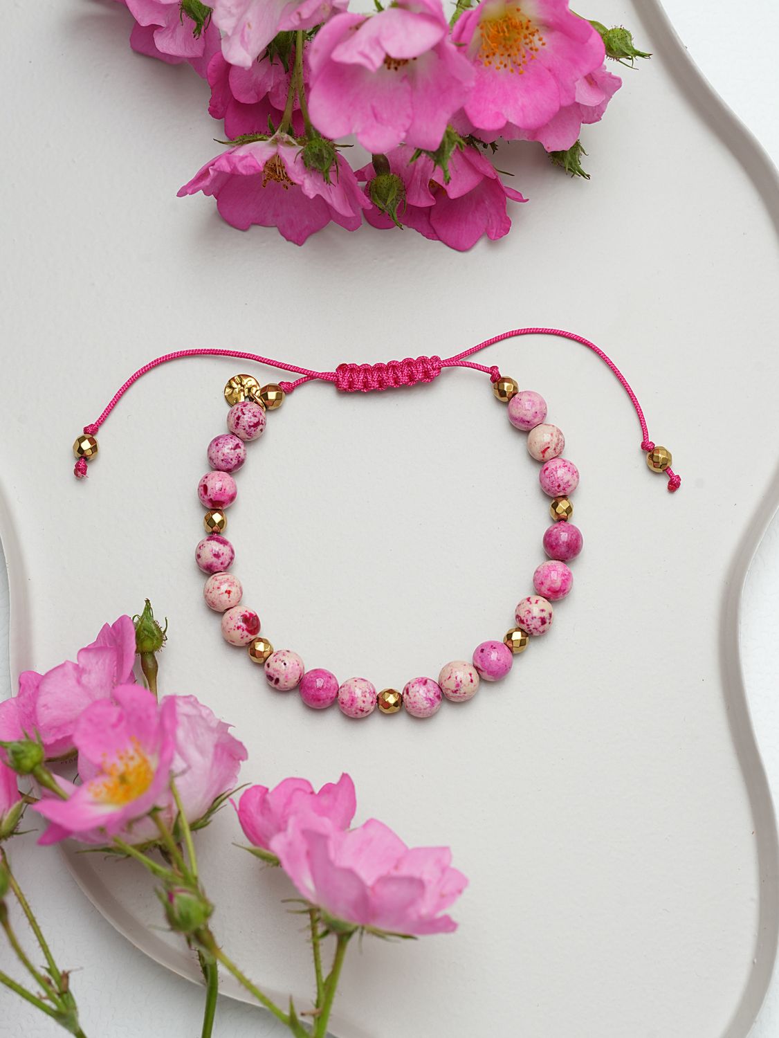 Bransoletka "Pink Raspberry"