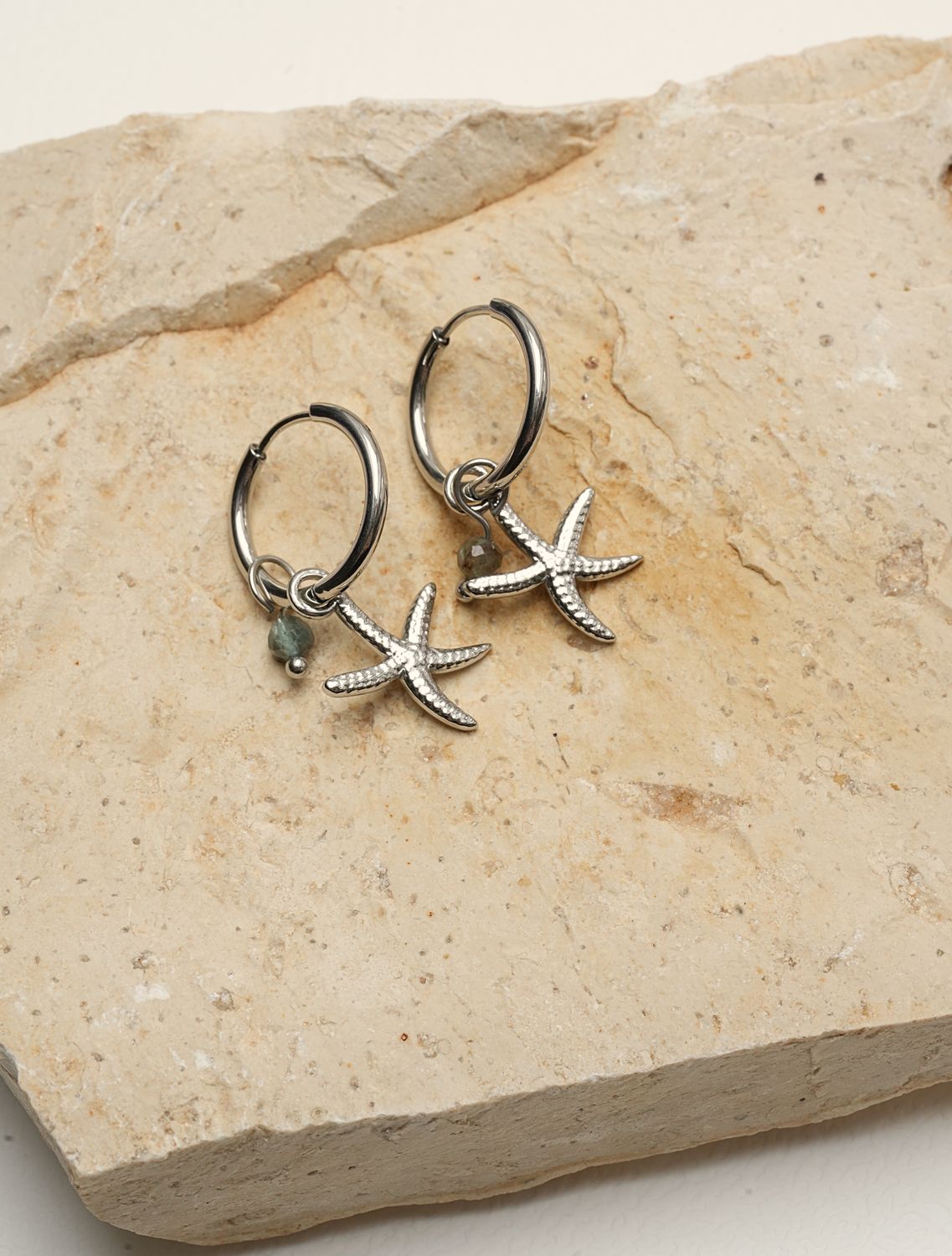 Kolczyki "Starfish Silver"