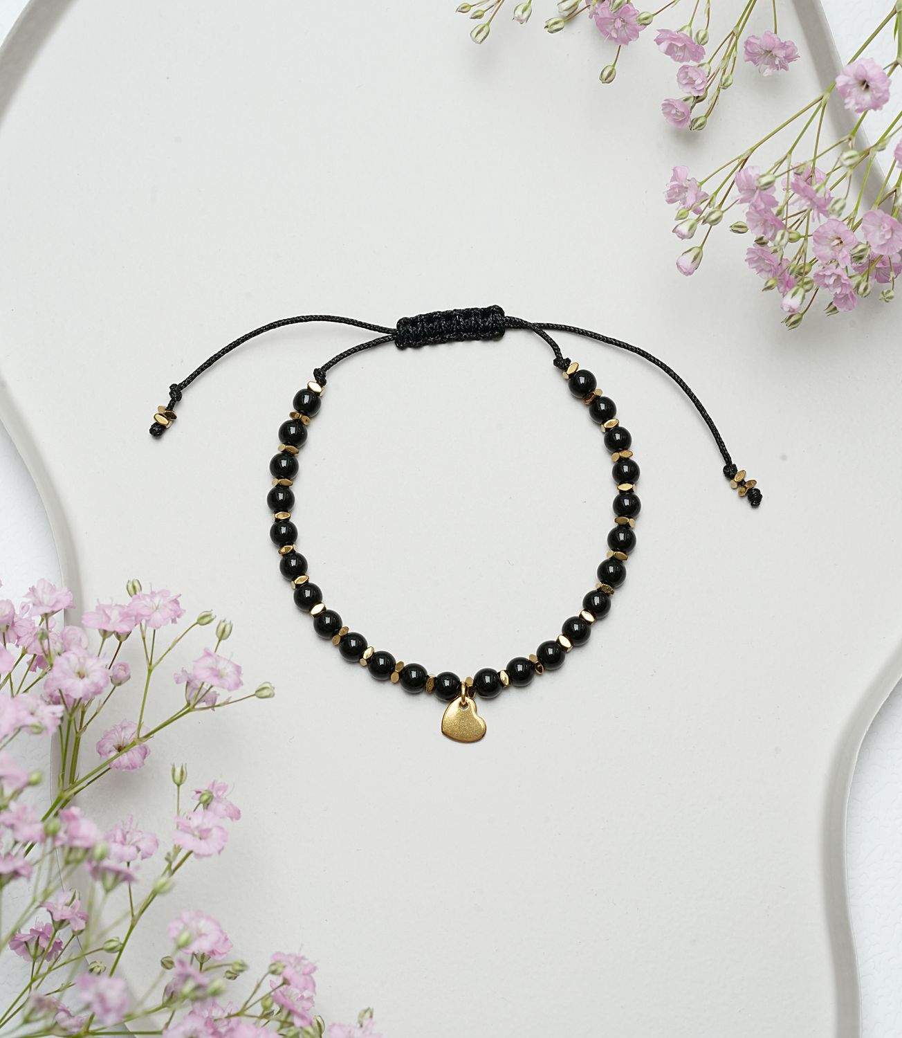 Bransoletka "Onyx S Heart"