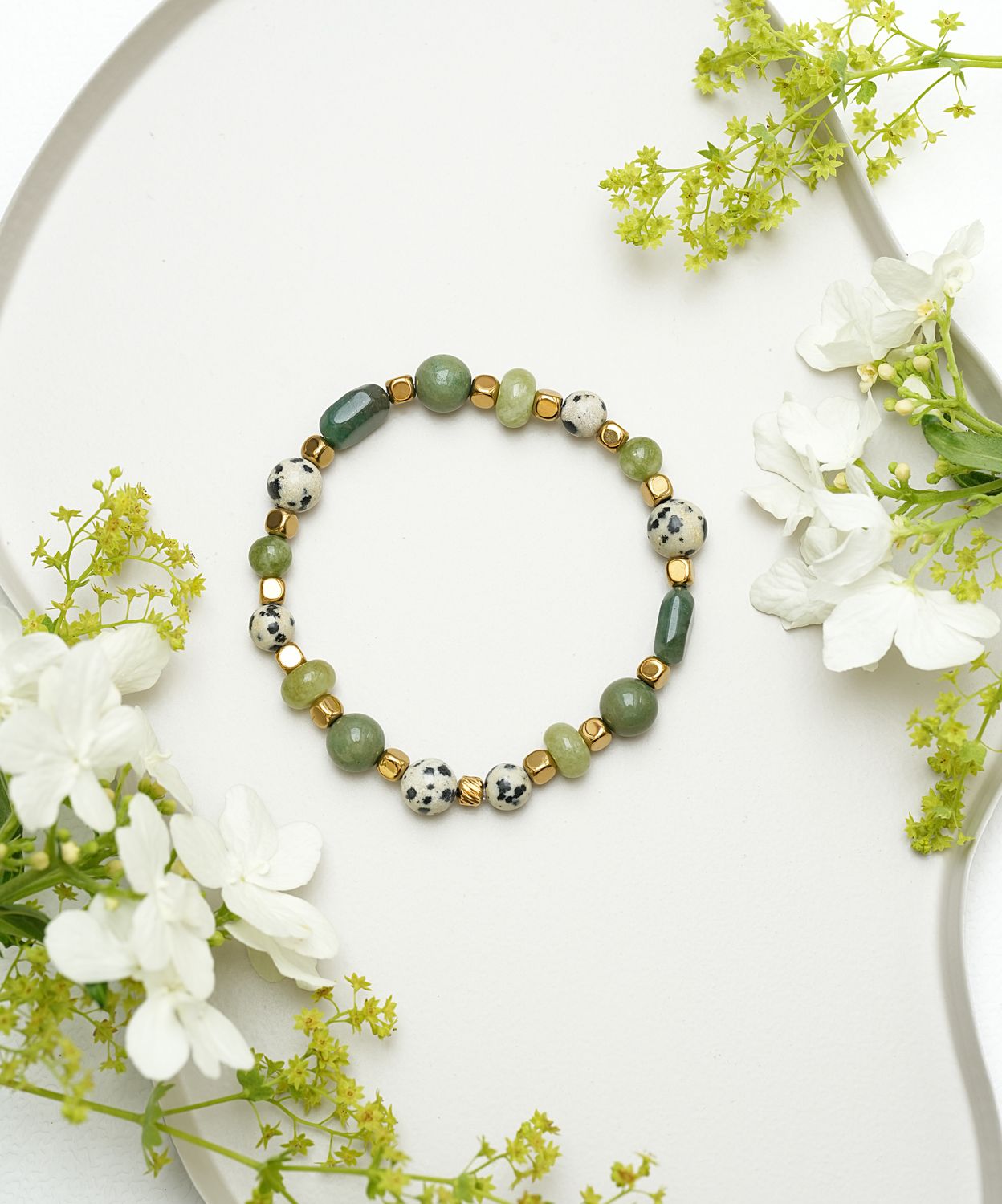 Bransoletka "Dalmatian Green"