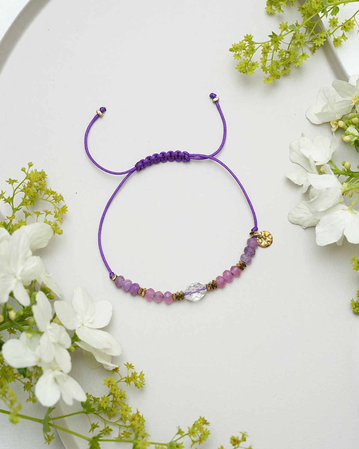 Bransoletka "Purple Crystal"