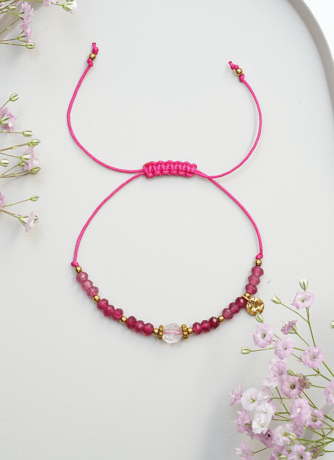 Bransoletka "Pink Crystal"