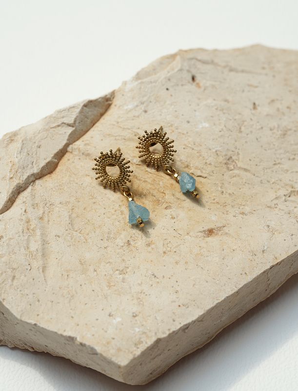 Kolczyki "Aquamarine"