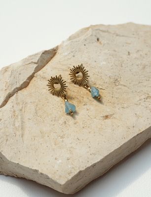 Kolczyki "Aquamarine"