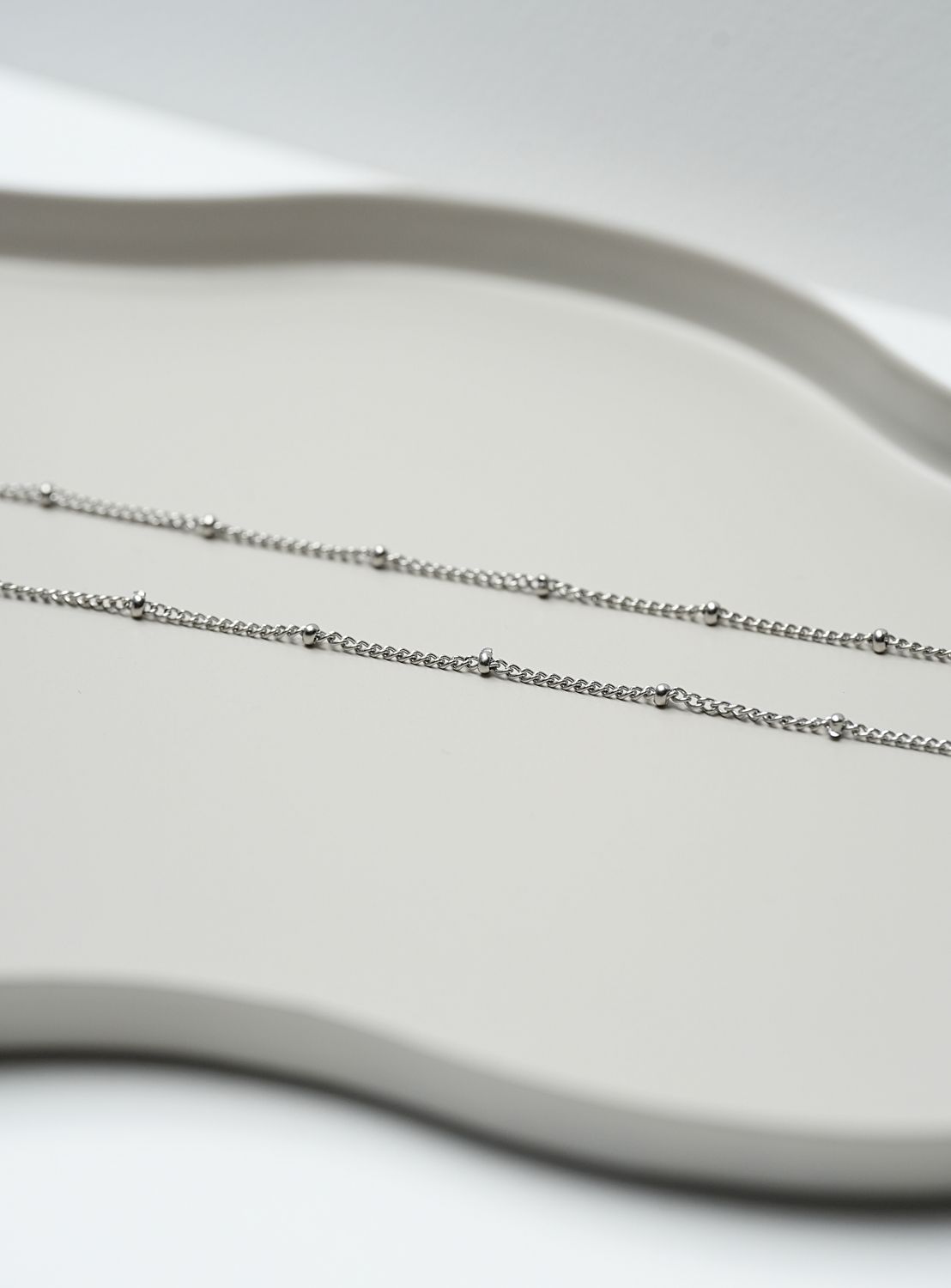 MODULE Łańcuszek z kuleczkami SILVER