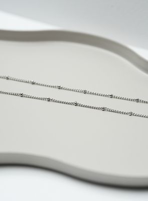 MODULE Łańcuszek z kuleczkami SILVER