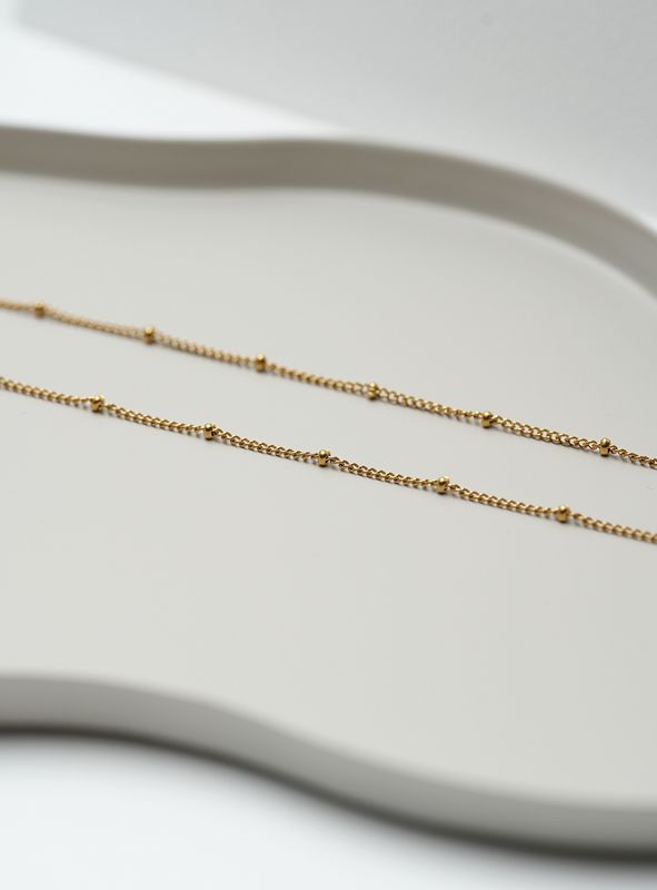 MODULE Łańcuszek z kuleczkami GOLD