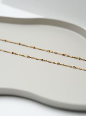 MODULE Łańcuszek z kuleczkami GOLD
