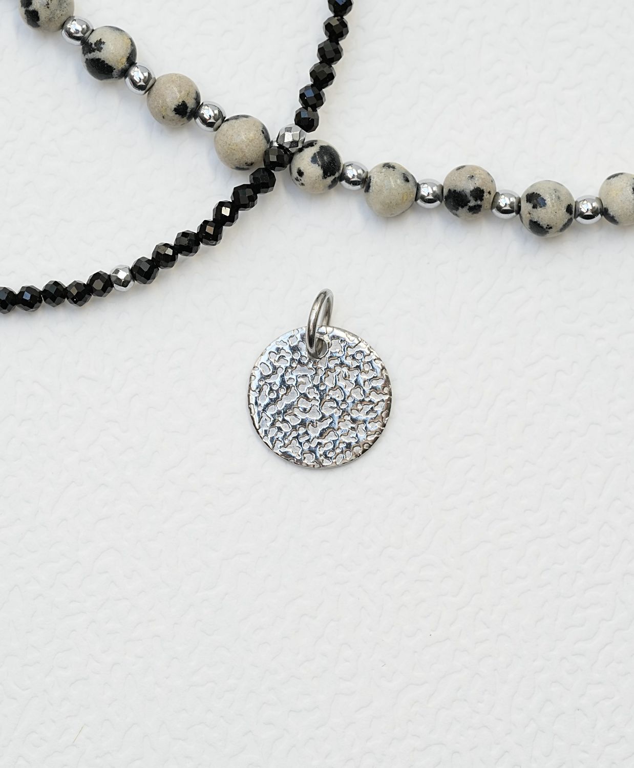 MODULE Zawieszka Moneta gnieciona średnia SILVER