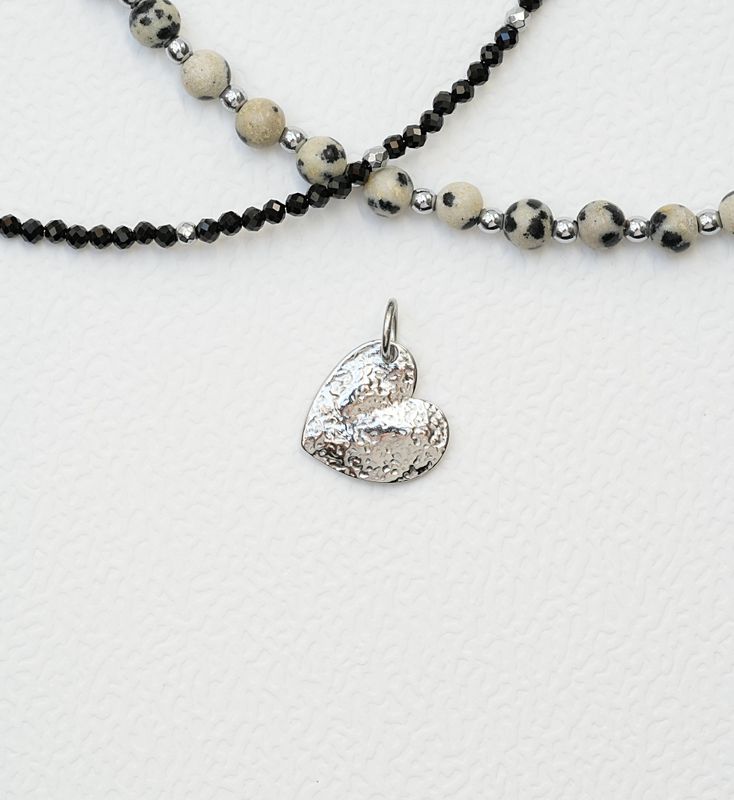 MODULE Zawieszka Serce gniecione SILVER