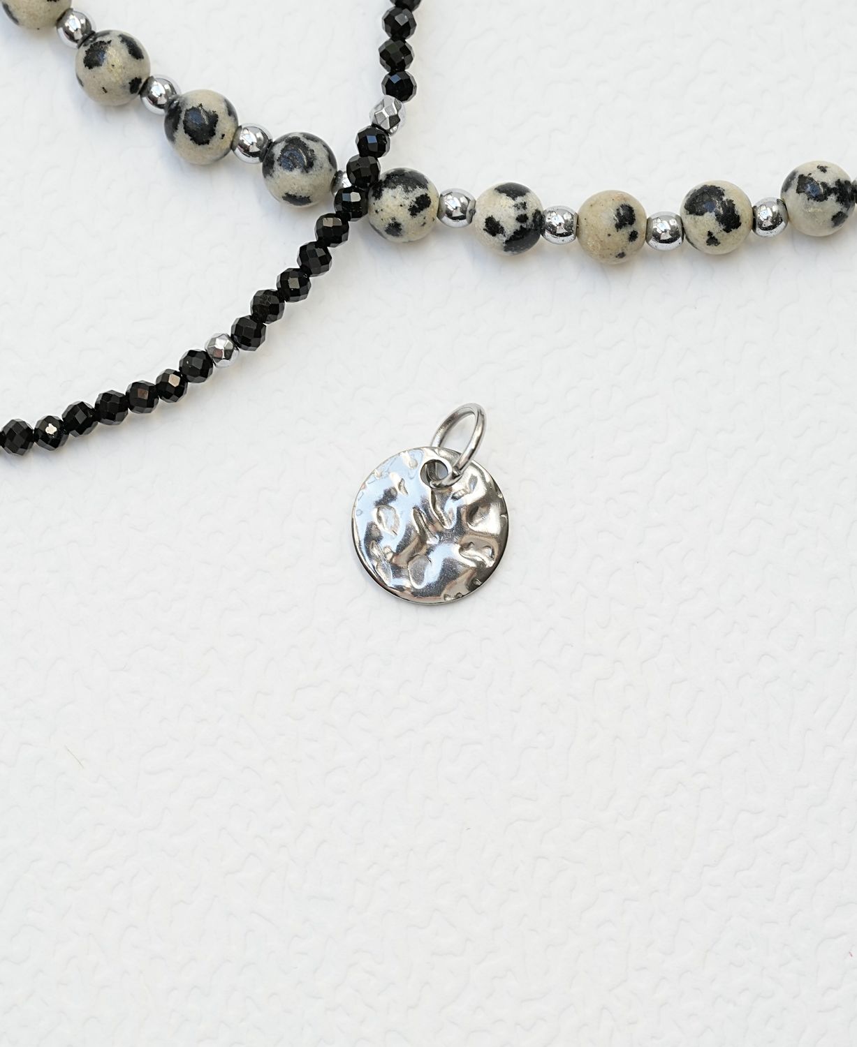 MODULE Zawieszka Moneta gnieciona mała SILVER
