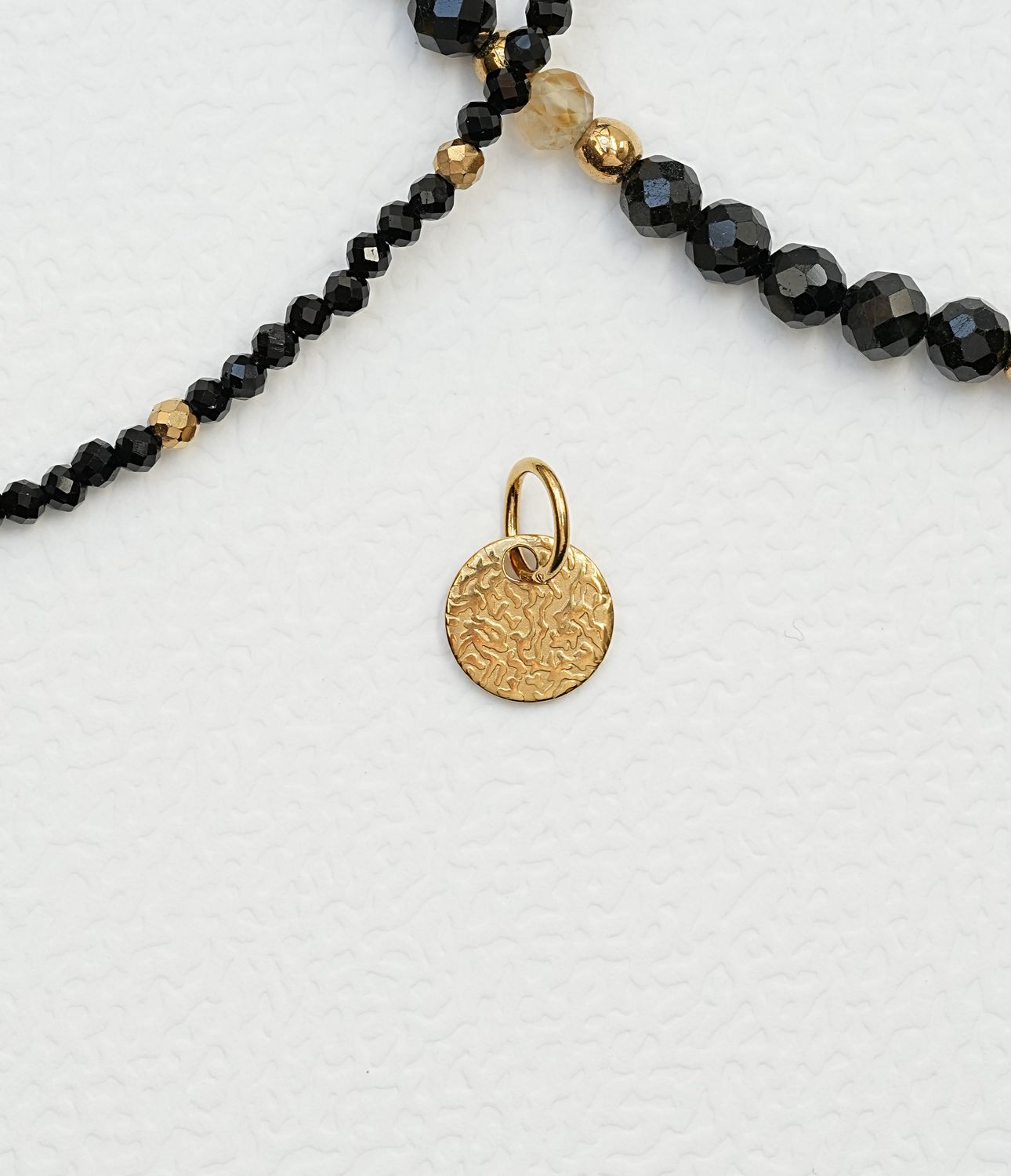 MODULE Zawieszka Moneta gnieciona mała GOLD