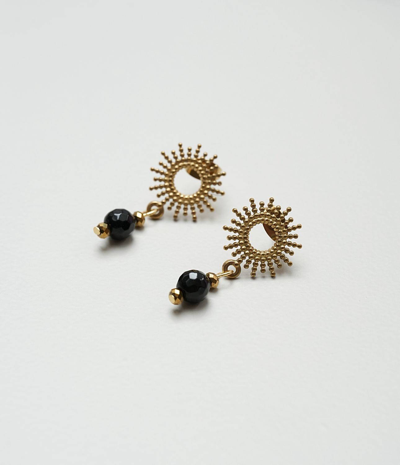 Kolczyki "Black Sun"