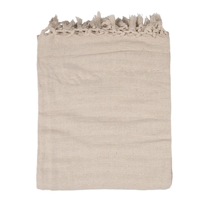 Plaid Beige 125x150 cm