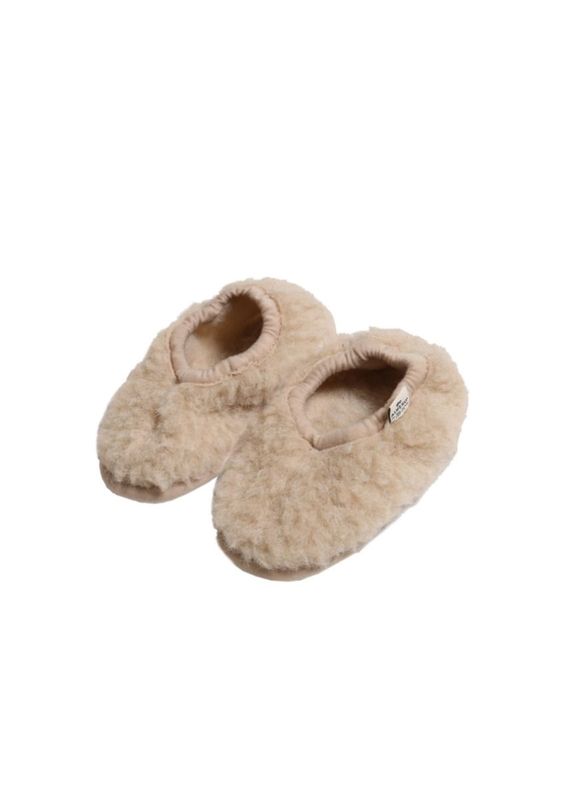 Alwero  sloffen Ballerina junior ECO beige 31-32