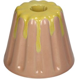 Candle stick pudding porselein
