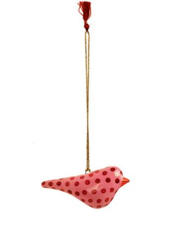 Hanging birds pink