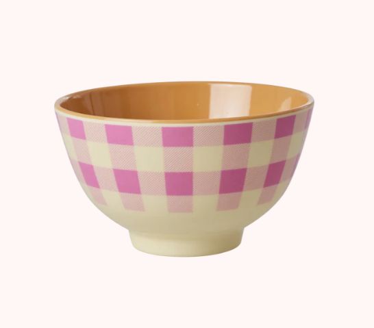 Melamine Bowl with Check it Out Print - Small - 300 ml