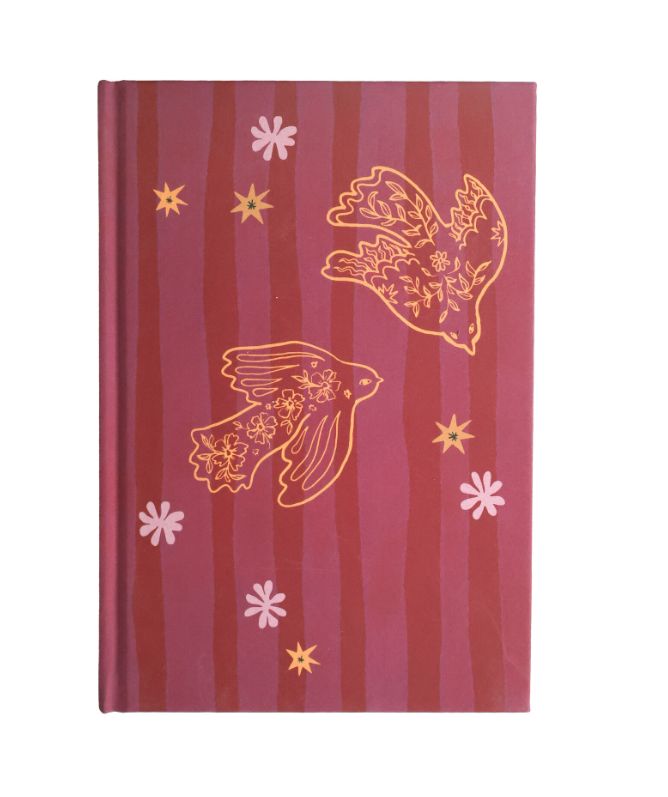 Notebook Linen Birds