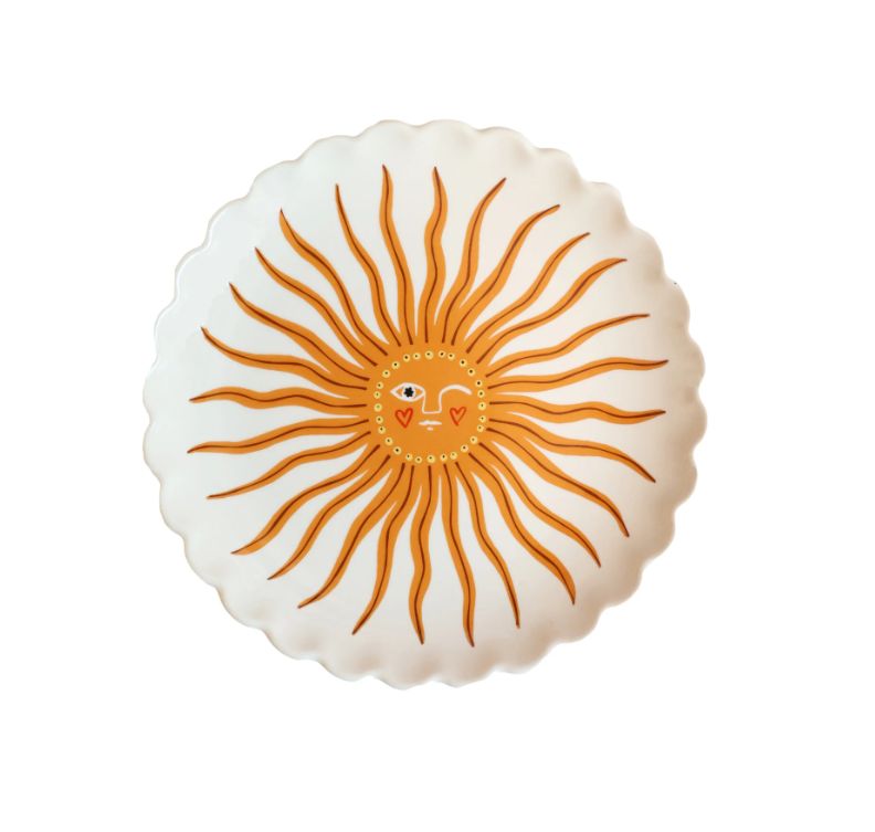 Serving Plate Sun