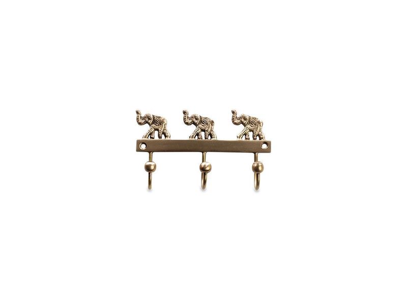 Nkuku Elephant Brass hooks