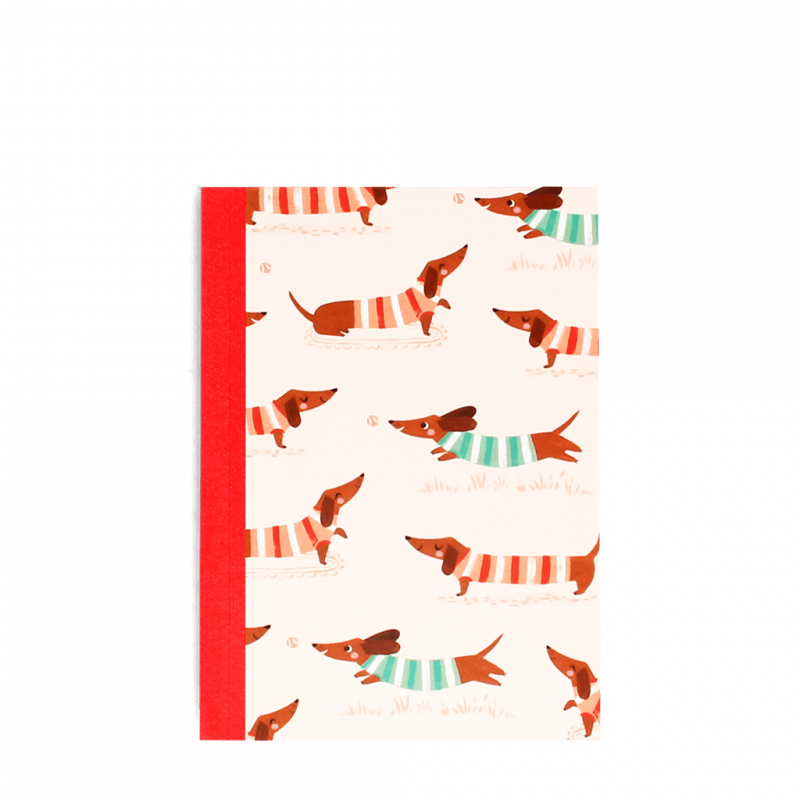 A6 notebook - Sausage Dog