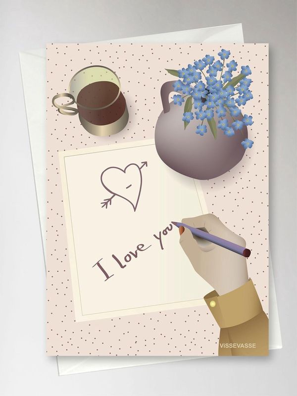 Kaart - I love you note