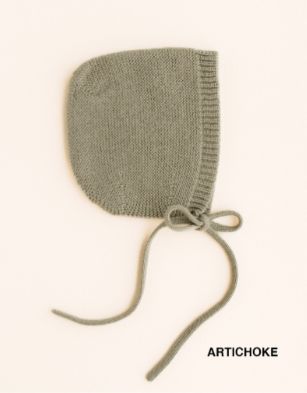Hvid - Bonnet dolly S (1-3M) Artichoke