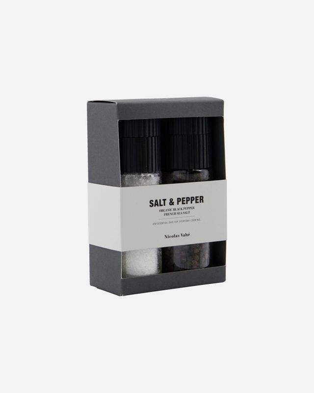 Cadeaubox, Nicolas Vahé Salt &amp; Organic Pepper