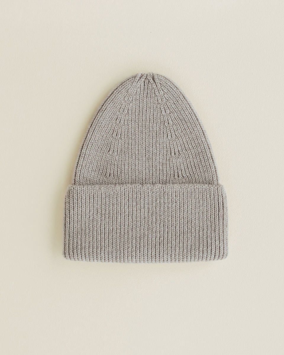 Hvid - Beanie fonzie (6m-2y) Pebble