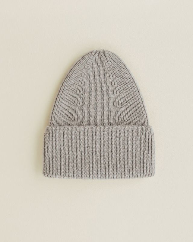 Hvid - Beanie fonzie (6m-2y) Pebble
