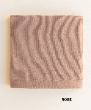 Hvid blanket felix - rose