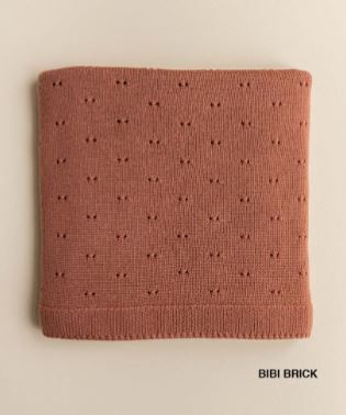 Hvid blanket bibi - brick
